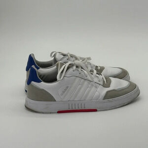 Adidas “Neo Courtmaster” White Gray Leather  Cloudfoam Men’s SZ: 11.5 # FW9359